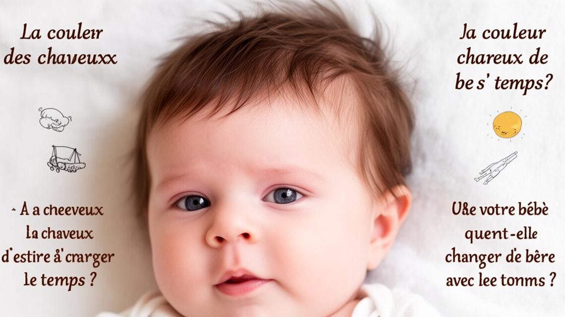 La couleur des cheveux de votre bébé peut-elle changer avec le temps ? Comprendre l&rsquo;héritage génétique